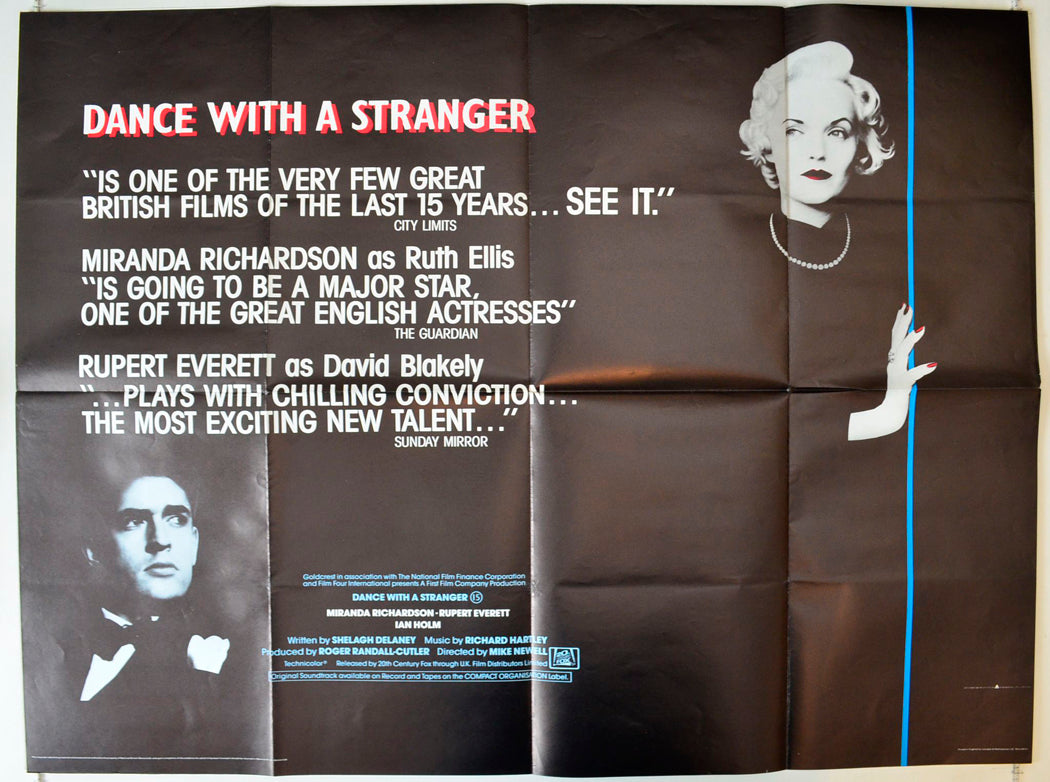 Dance With A Stranger Original British Quad Poster - Movie Poster