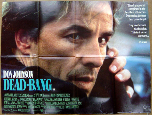 Dead Bang  Original Quad Movie Poster  