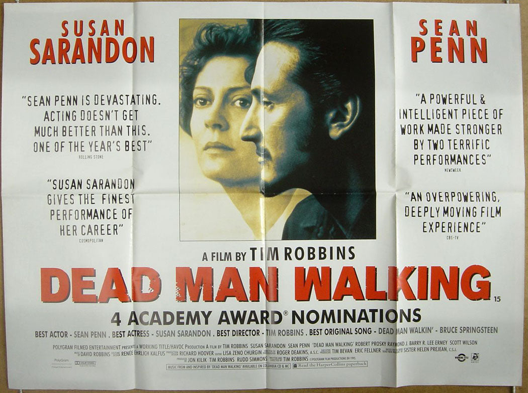 Dead Man Walking  Original Quad Movie Poster  