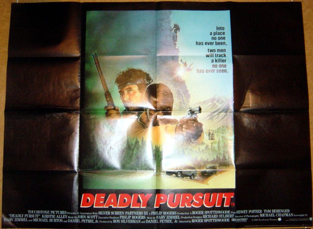 Deadly Pursuit  Original Quad Movie Poster  