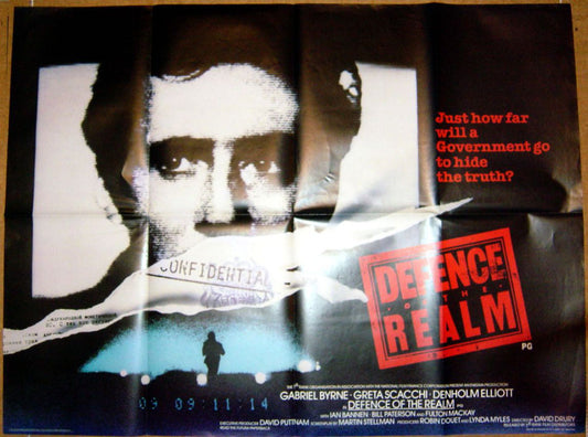 Defence Of The Realm  Original Quad Movie Poster  