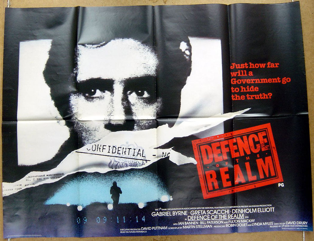 Defence Of The Realm  Original Quad Movie Poster  