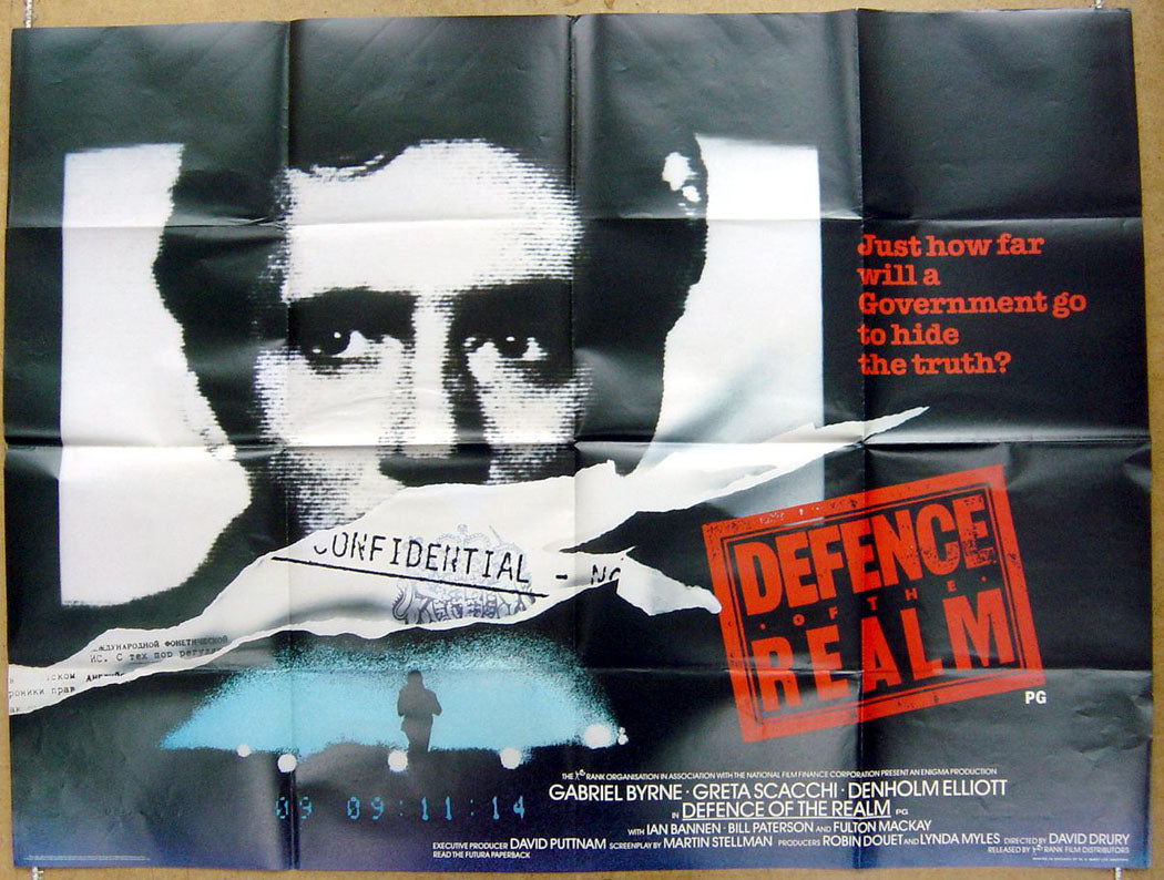 Defence Of The Realm  Original Quad Movie Poster  