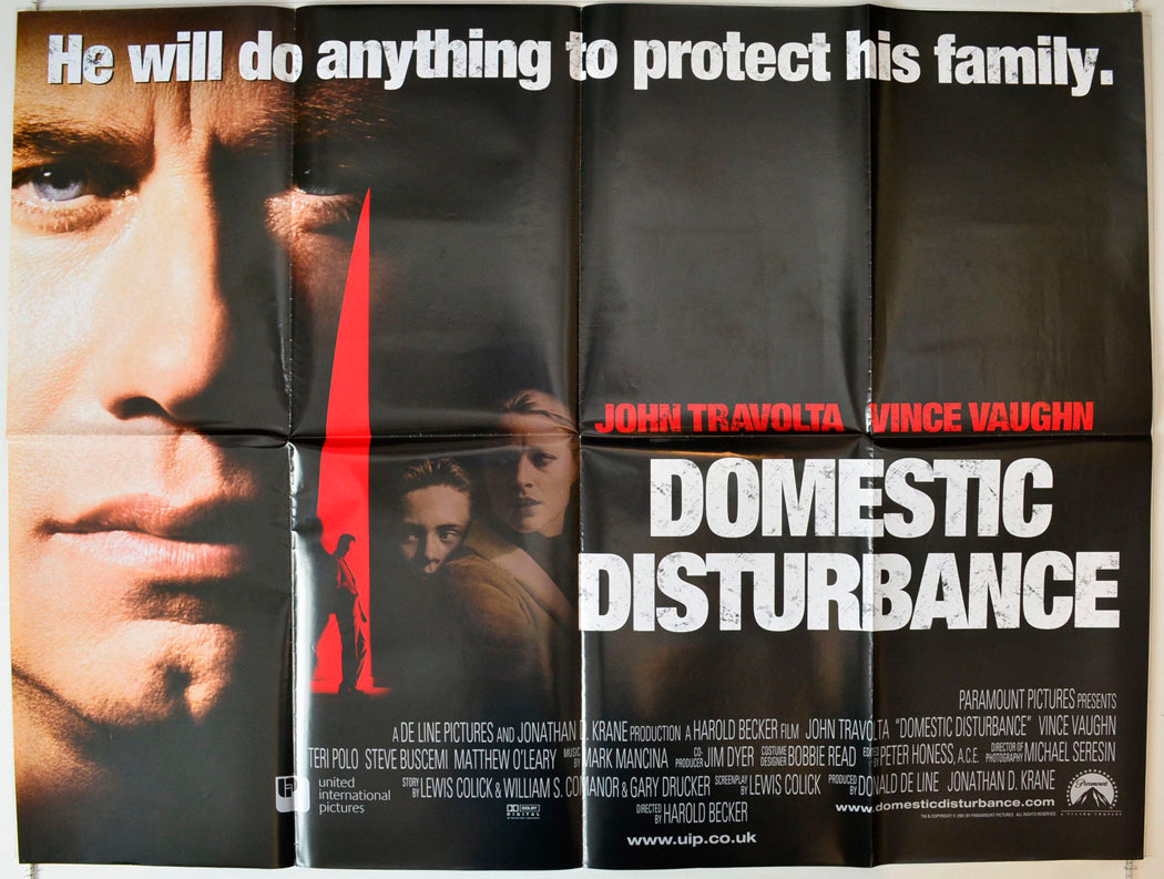 Domestic Disturbance Original British Quad Poster - Movie Poster