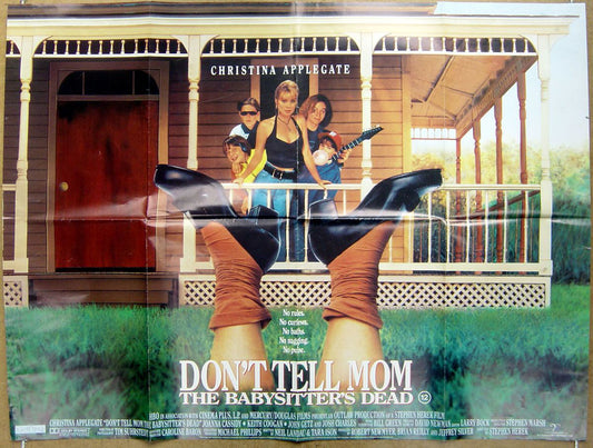 Don't Tell Mom The Babysitter's Dead  Original Quad Movie Poster  