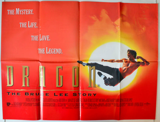 Dragon : The Bruce Lee Story Original British Quad Poster - Movie Poster