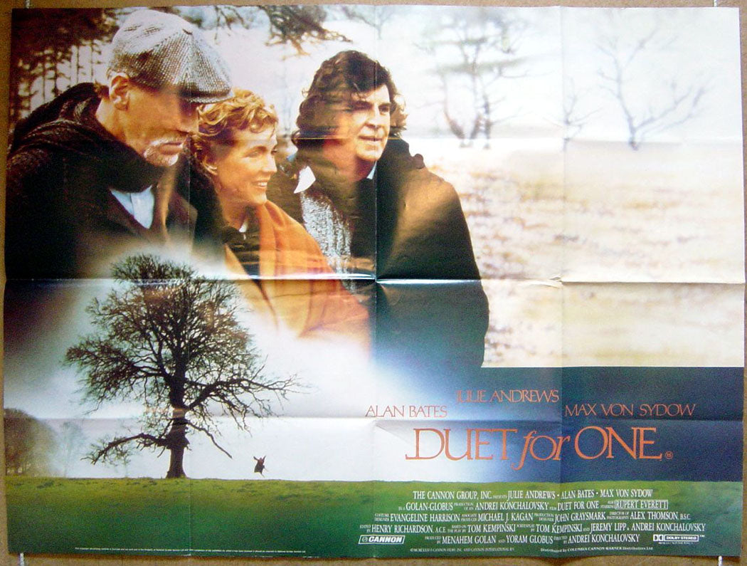 Duet For One  Original Quad Movie Poster  