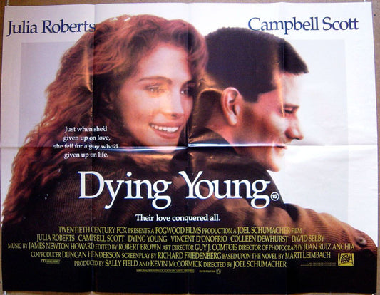 Dying Young  Original Quad Movie Poster 