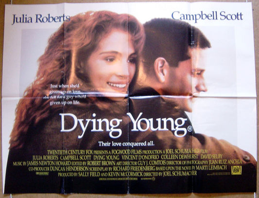 Dying Young  Original Quad Movie Poster  