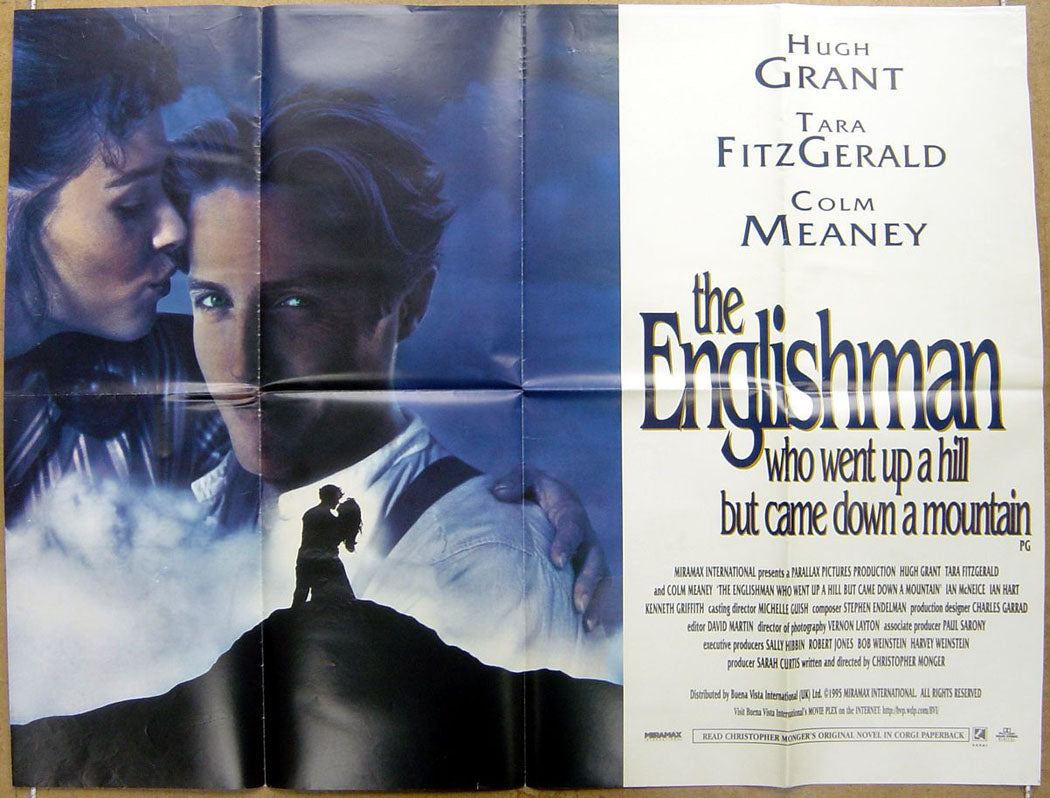 The Englishman Who Went Up A Hill But Came Down A Mountain  Original Quad Movie Poster  