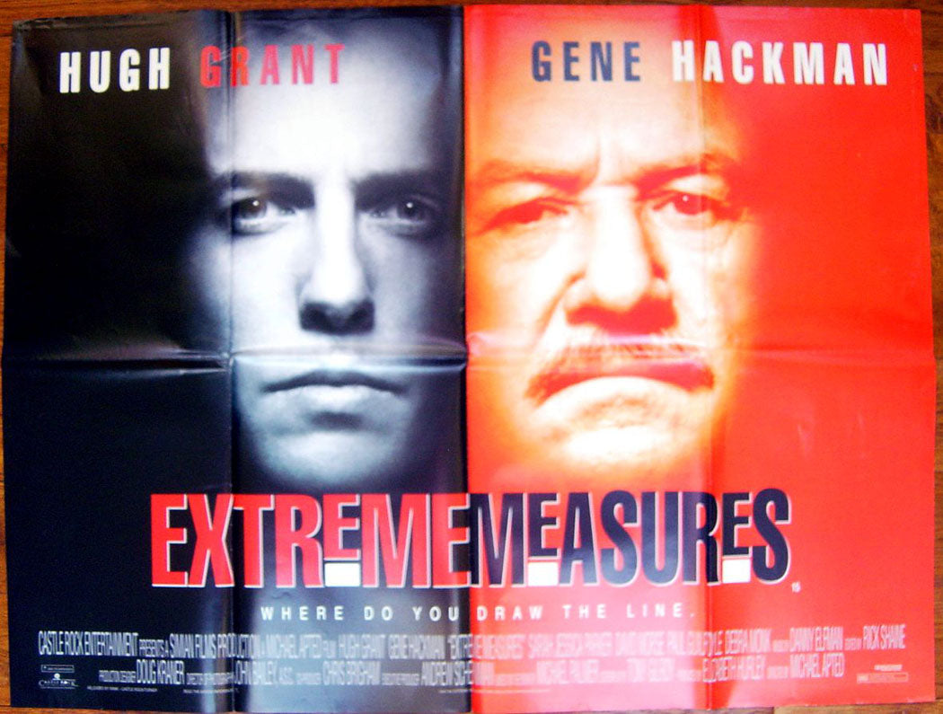 Extreme Measures  Original Quad Movie Poster  