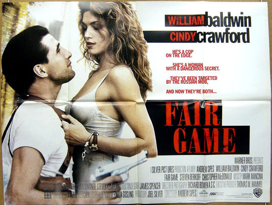 Fair Game  Original Quad Movie Poster  