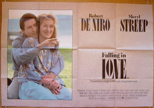 Falling In Love  Original Quad Movie Poster 