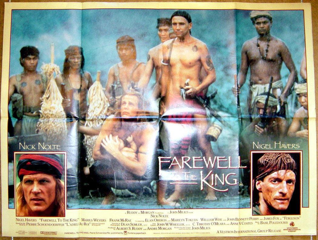 Farewell To The King  Original Quad Movie Poster  