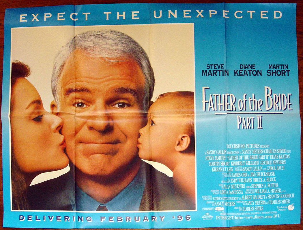 Father Of The Bride : Part II  Original Quad Movie Poster  