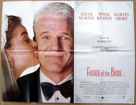 Father Of The Bride  Original Quad Movie Poster 