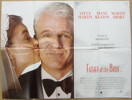 Father Of The Bride  Original Quad Movie Poster  