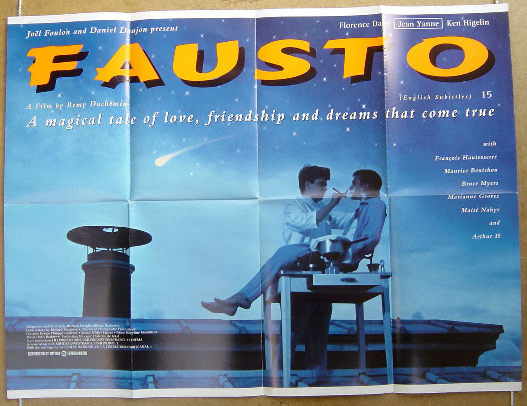 Fausto  (a.k.a. À la mode)  Original Quad Movie Poster  