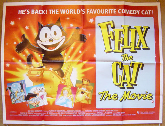 Felix The Cat  Original Quad Movie Poster  