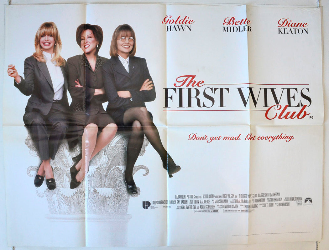 The First Wives Club Original British Quad Poster - Movie Poster