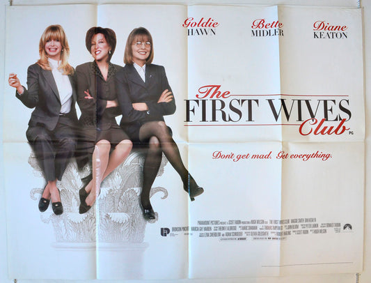 The First Wives Club Original British Quad Poster - Movie Poster