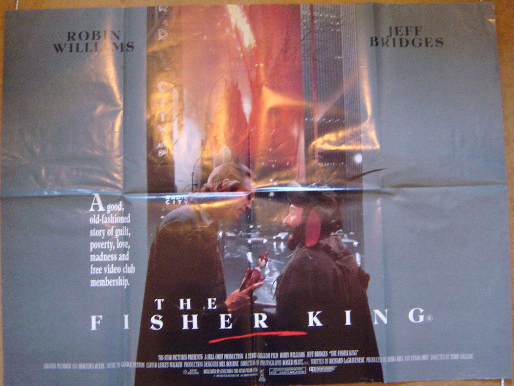 The Fisher King  Original Quad Movie Poster  