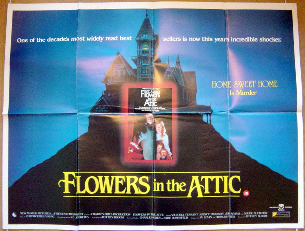 Flowers In The Attic  Original Quad Movie Poster  