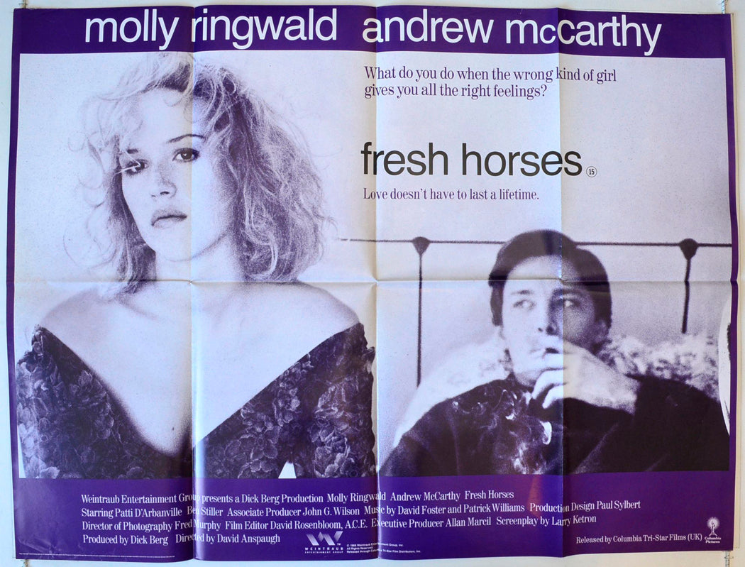 Fresh Horses Original British Quad Poster - Movie Poster