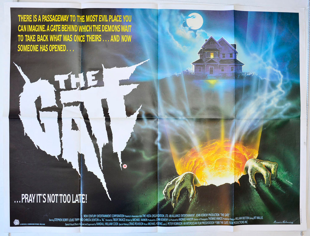 The Gate Original British Quad Poster - Movie Poster