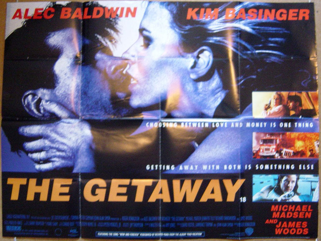 The Getaway  Original Quad Movie Poster  