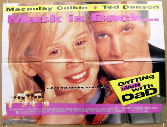 Getting Even With Dad  Original Quad Movie Poster  