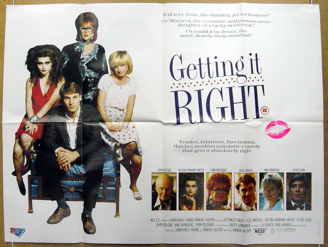 Getting It Right  Original Quad Movie Poster  