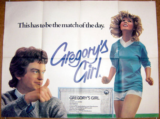 Gregory's Girl  Original Quad Movie Poster  