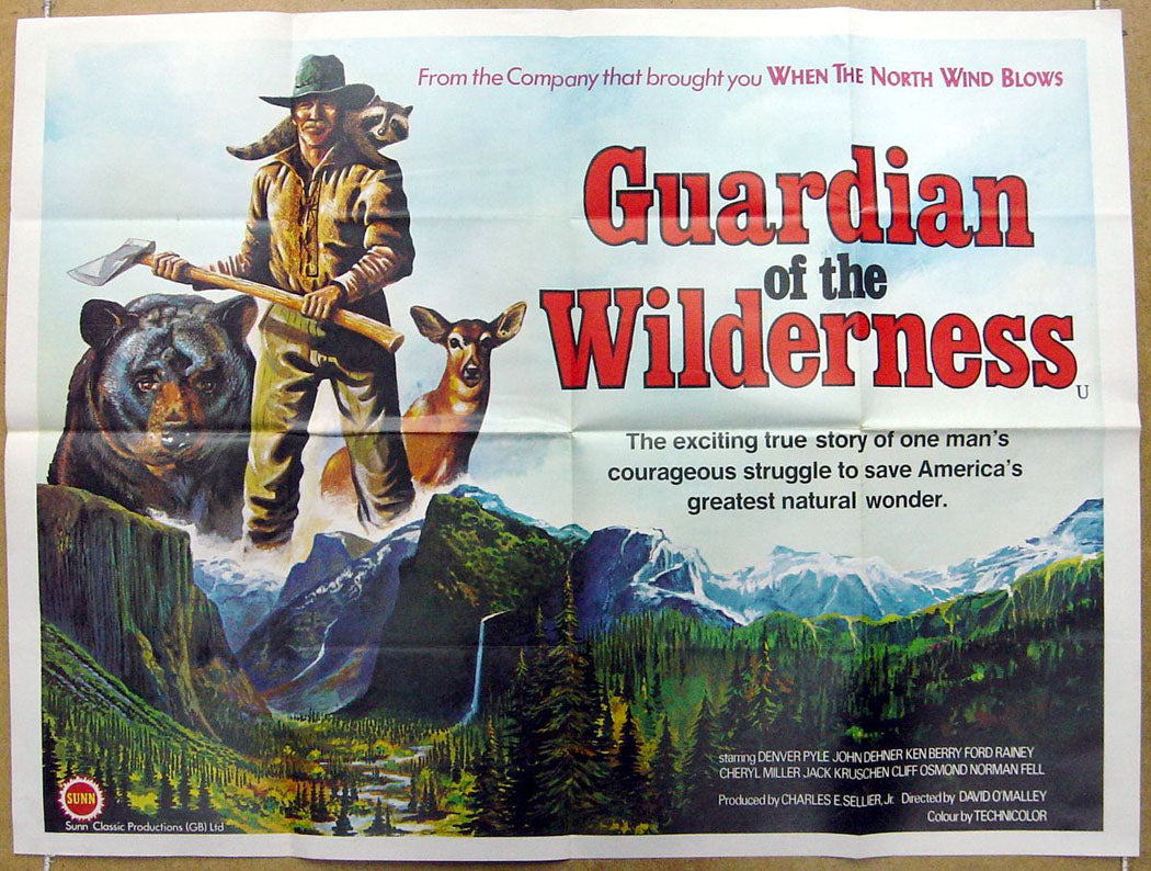 The Guardian Of The Wilderness  Original Quad Movie Poster  