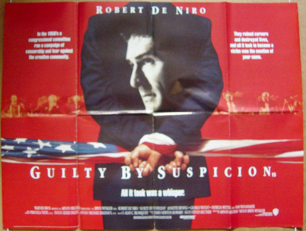 Guilty By Suspicion  Original Quad Movie Poster  