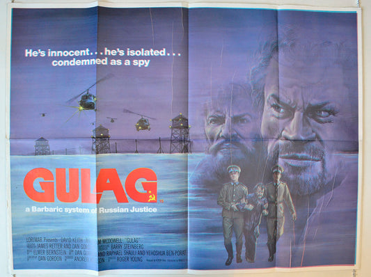 Gulag Original British Quad Poster - Movie Poster