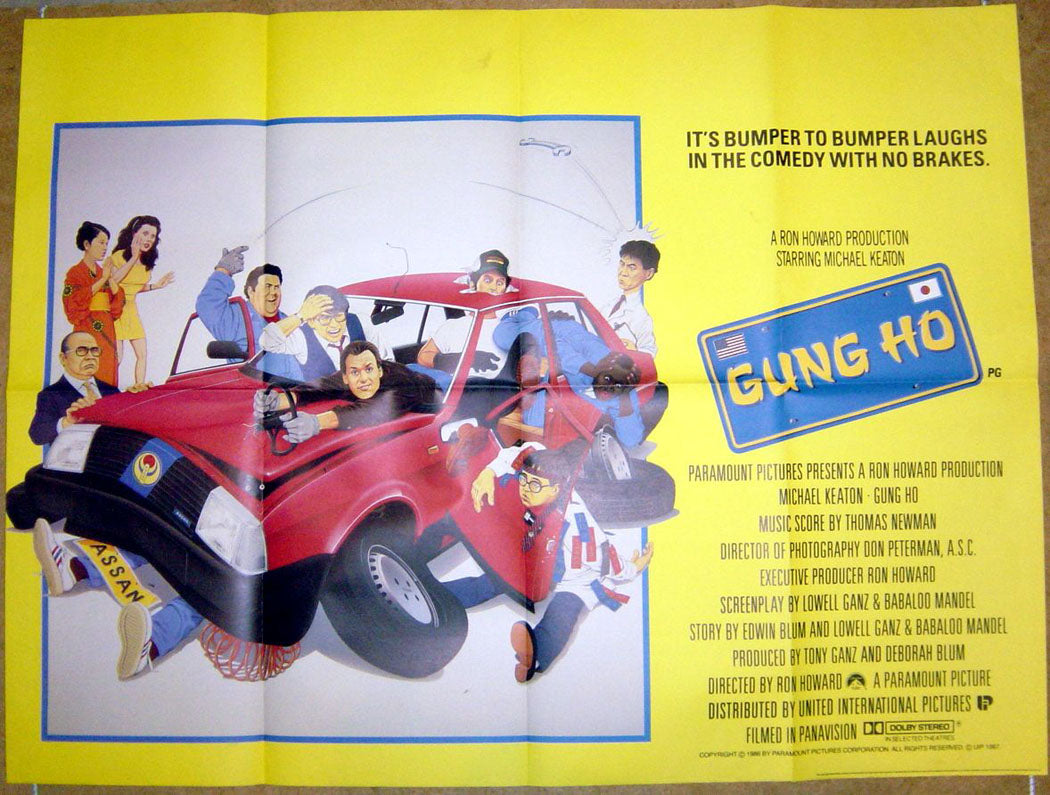 Gung Ho  Original Quad Movie Poster  