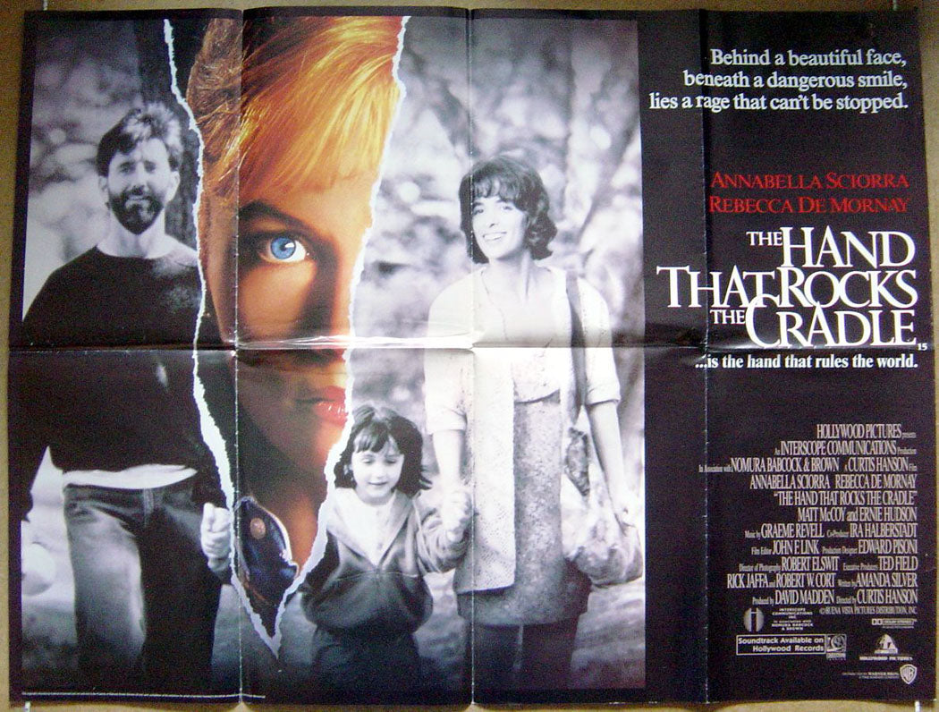 The Hand That Rocks The Cradle  Original Quad Movie Poster  