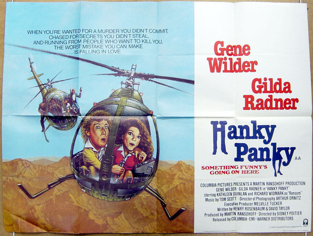 Hanky Panky  Original Quad Movie Poster  