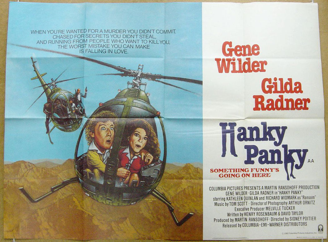 Hanky Panky  Original Quad Movie Poster  