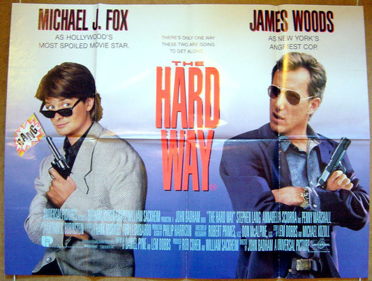 The Hard Way  Original Quad Movie Poster  