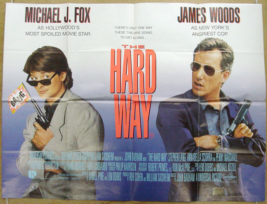 The Hard Way  Original Quad Movie Poster  