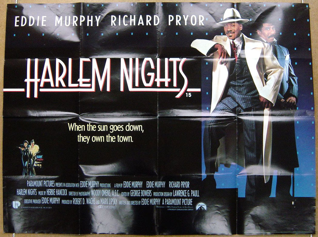 Harlem Nights  Original Quad Movie Poster  