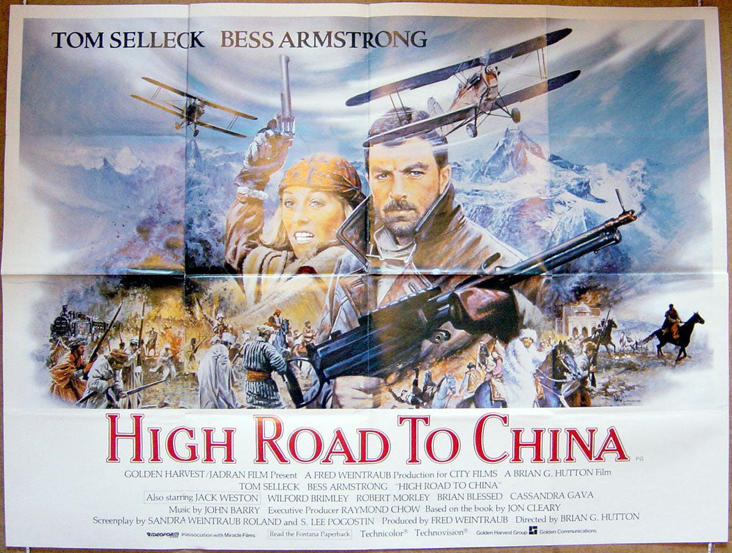 High Road To China  Original Quad Movie Poster  