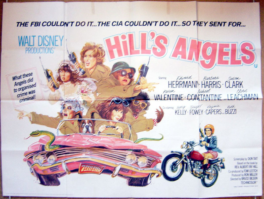 Hill's Angels  Original Quad Movie Poster  