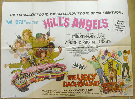 Hill's Angels  Original Quad Movie Poster  