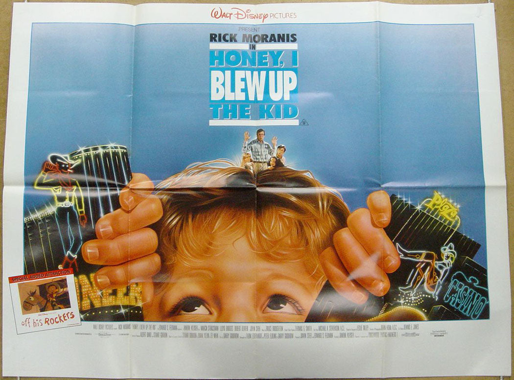 Honey, I Blew Up The Kid  Original Quad Movie Poster  