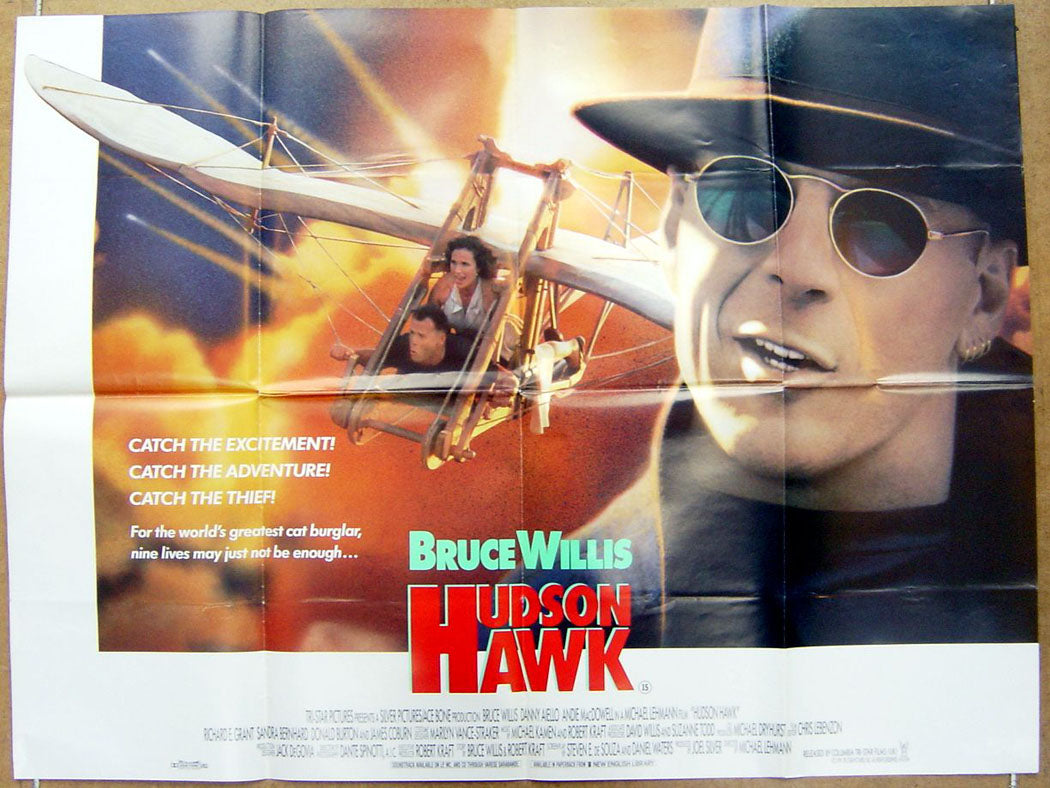 Hudson Hawk  Original Quad Movie Poster  