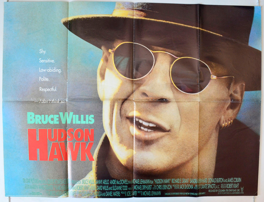 Hudson Hawk Original British Quad Poster - Movie Poster