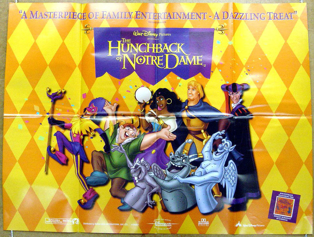 The Hunchback Of Notre Dame  Original Quad Movie Poster  